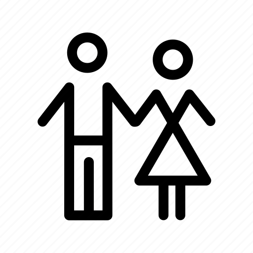 Couple, man, woman, female, male, marriage, relation icon - Download on Iconfinder