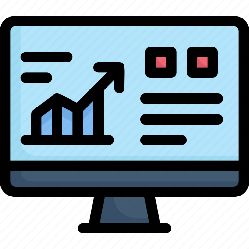 Marketing, growth, business, promotion, digital growth, computer, data analytics icon - Download on Iconfinder