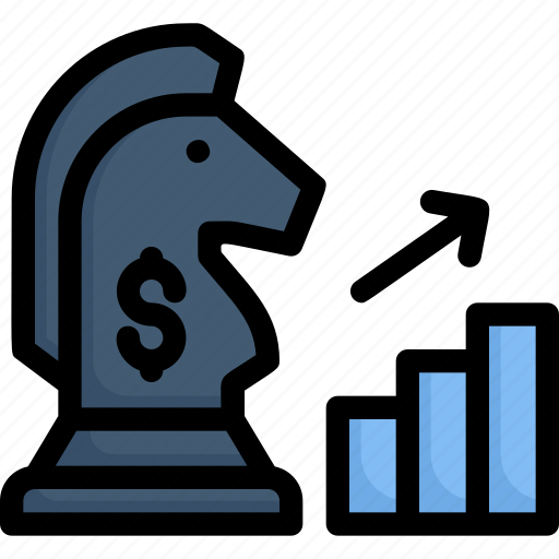 Marketing, growth, business, promotion, strategy marketing growth, planning, chess icon - Download on Iconfinder