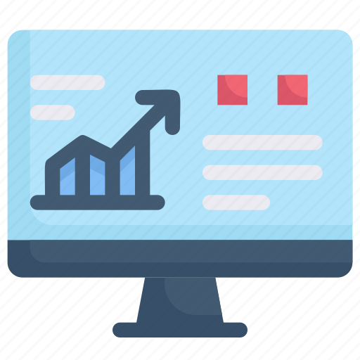 Marketing, growth, business, promotion, digital growth, computer, data analytics icon - Download on Iconfinder