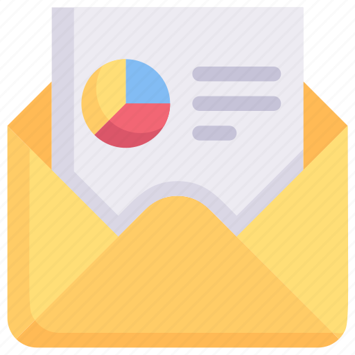 Marketing, growth, business, promotion, email report, message, mail icon - Download on Iconfinder