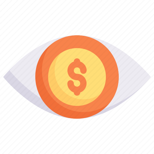 Marketing, growth, business, promotion, eye, money, vision icon - Download on Iconfinder