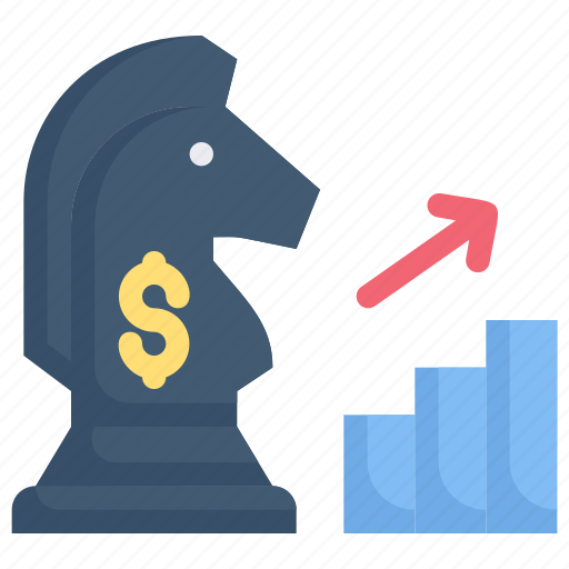Marketing, growth, business, promotion, strategy marketing growth, planning, chess icon - Download on Iconfinder