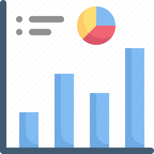 Marketing, growth, business, promotion, bar chart, analytic, pie chart icon - Download on Iconfinder