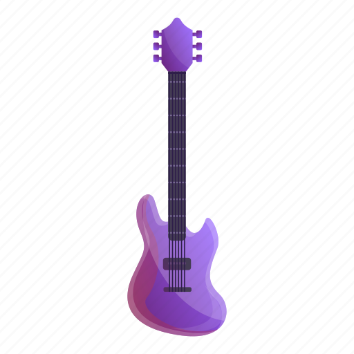 Colorful, fashion, guitar, music, party, violet icon - Download on Iconfinder