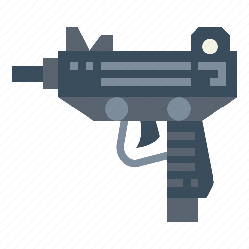 Gun, pistol, uzi, weapon icon - Download on Iconfinder