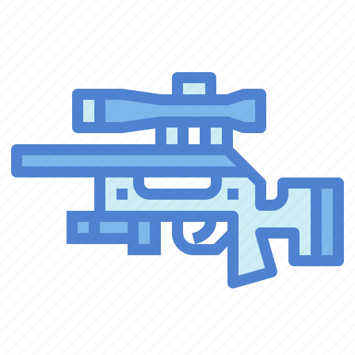 Gun, rifle, shooting, sniper, weapons icon - Download on Iconfinder