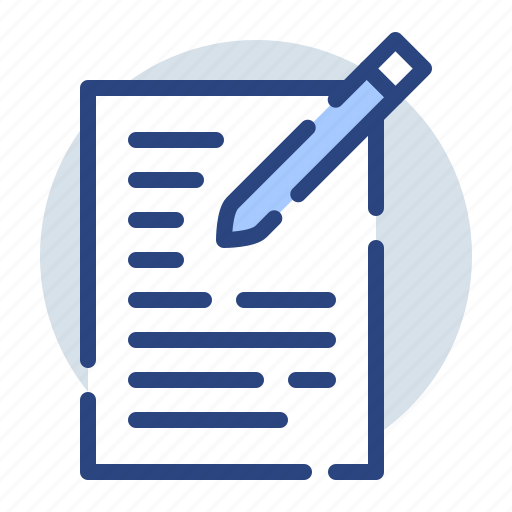 Document, pen, write, files, pencil, sheet icon - Download on Iconfinder