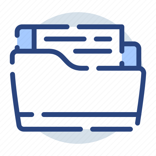 Folder, full, archive, documents, office, storage icon - Download on Iconfinder