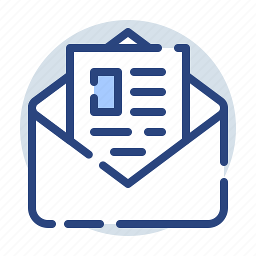 Mail, opened, document, envelope, folder, open icon - Download on Iconfinder