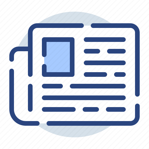Newspaper, chat, communication, message, print icon - Download on Iconfinder