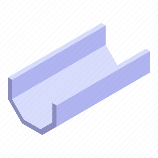 Cartoon, construction, drain, gutter, house, isometric, water icon - Download on Iconfinder