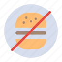 burger, eat, healthcare, no