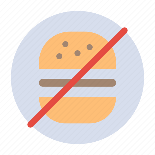 Burger, eat, healthcare, no icon - Download on Iconfinder