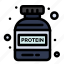bottle, gym, protein 