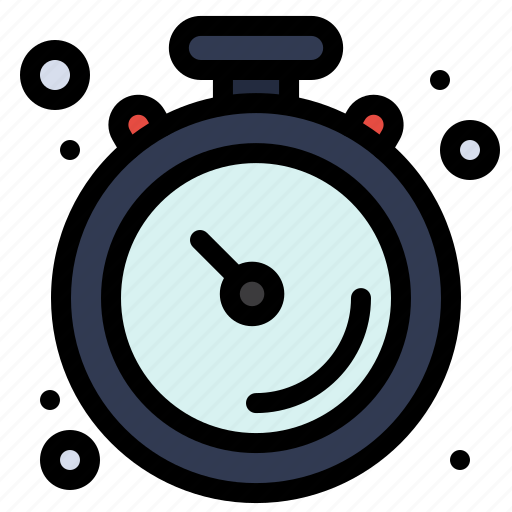 Clock, gym, muscle, stopwatch icon - Download on Iconfinder