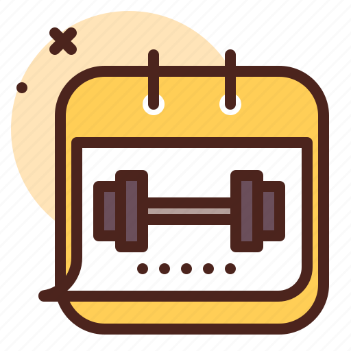Calendar, fitness, sport, gym icon - Download on Iconfinder