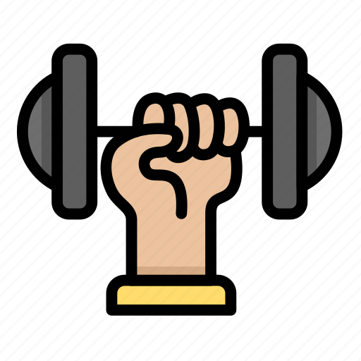 Gym, fitness, sport, body, health, training, barbell icon - Download on Iconfinder