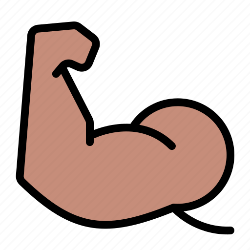 Muscle, body, building, arm, workout, bicep, bisep icon - Download on Iconfinder