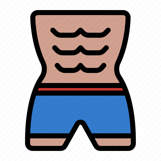 Six, pack, muscle, training, gym, body, building icon - Download on Iconfinder