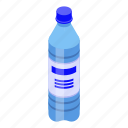 bottle, cartoon, isometric, logo, mineral, silhouette, water