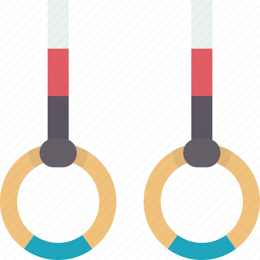 Rings, straps, strength, training, gymnast icon - Download on Iconfinder