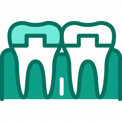 Dentistry, crowned, teeth, tooth icon - Download on Iconfinder