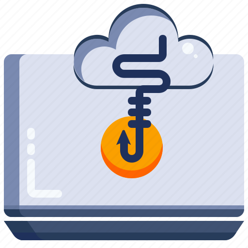 Cloud, laptop, phishing, technology, hacked icon - Download on Iconfinder