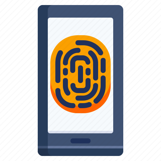 Fingerprint, mobile, safety, security, smartphone icon - Download on Iconfinder
