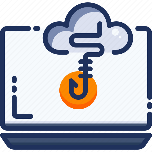 Cloud, cyber attack, laptop, phishing, technology icon - Download on Iconfinder