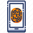 fingerprint, protection, security, smartphone