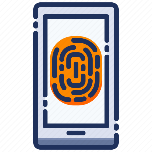 Fingerprint, protection, security, smartphone icon - Download on Iconfinder
