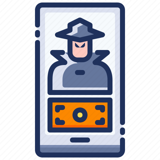 Confidential data, fraud, hacker, smartphone icon - Download on Iconfinder