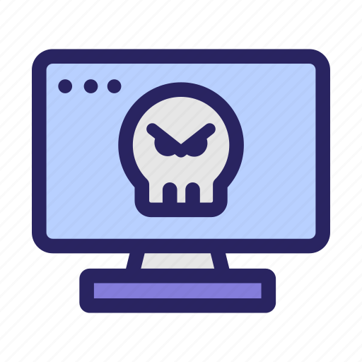Computer, hacked, hacker, monitor, pc icon - Download on Iconfinder