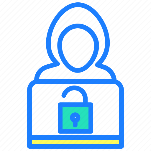 Cyber security, hack, hacker, programming, unlock icon - Download on Iconfinder