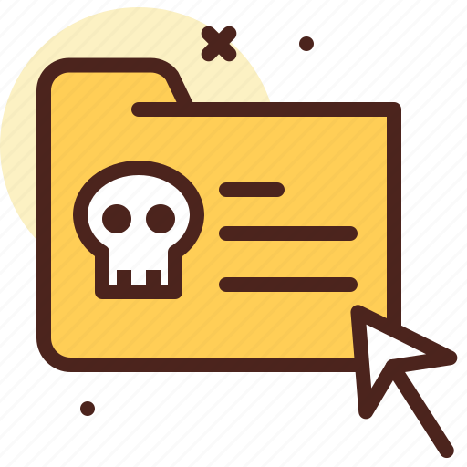 Crack, death, folder, skull icon - Download on Iconfinder