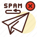email, forward, return, send, spam