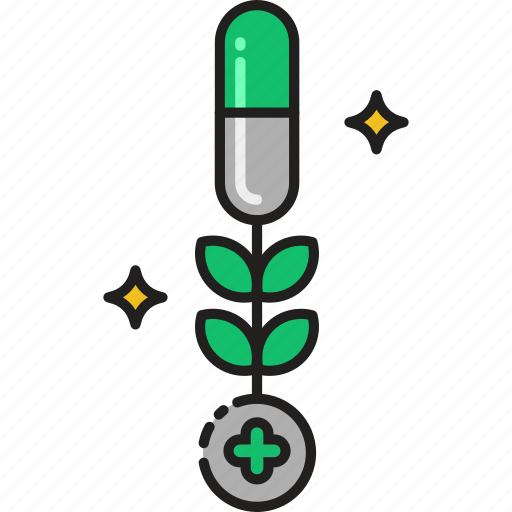 Herbal, pills, capsule, drug, medication, medicine, tablet icon - Download on Iconfinder