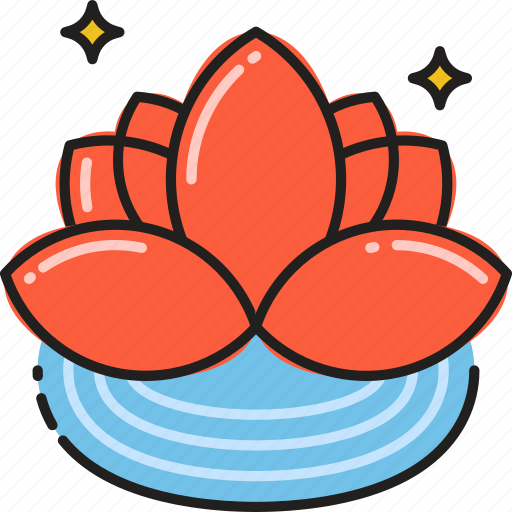 Lotus, flower, peace, relax, yoga icon - Download on Iconfinder
