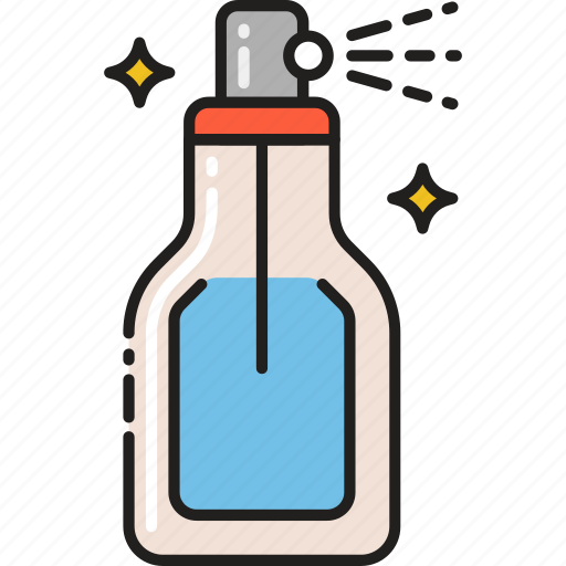 Spray, bottle, fragrance, liquid, perfume, sprayer, water icon - Download on Iconfinder