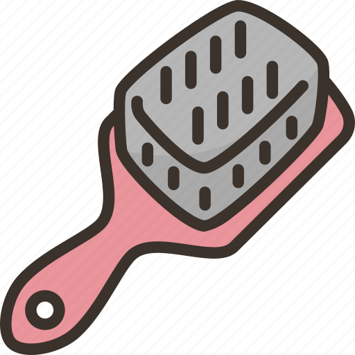 Hairbrush, bristle, comb, hair, care icon - Download on Iconfinder