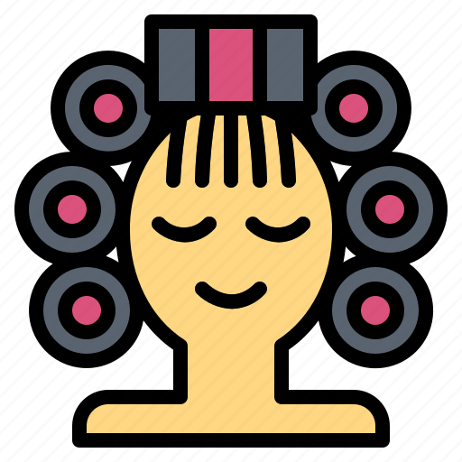 Curl, curler, curling, hair icon - Download on Iconfinder