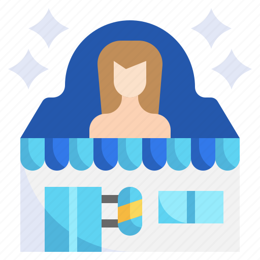 Hair, salon, beauty, hairdressing, hairstyling, architecture icon - Download on Iconfinder