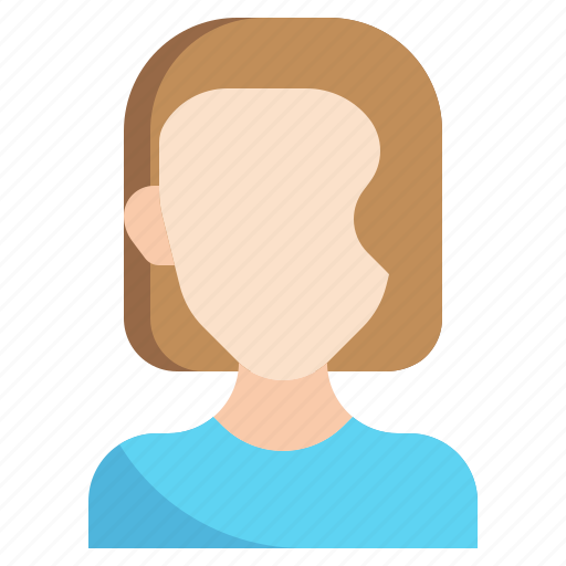 Woman, hair, head, beauty, cut, hairstyle, salon icon - Download on Iconfinder