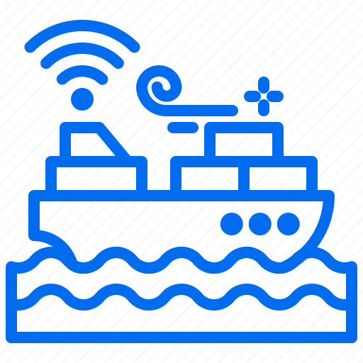 Board, delivery, logistic, online, ship, signal icon - Download on Iconfinder