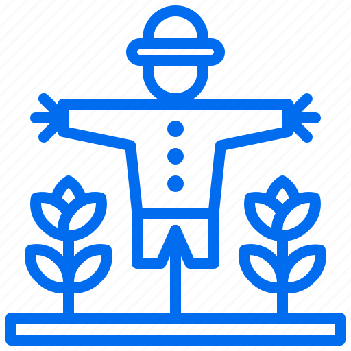 Agriculture, farm, plant, scarecrow, soil icon - Download on Iconfinder