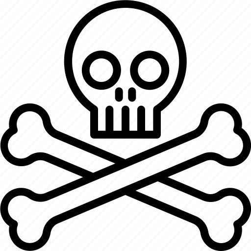 Bones, dangerous, halloween, horror, pirate, skull, skull and bones icon - Download on Iconfinder