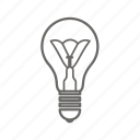 bulb, electric, energy, idea, lamp, light