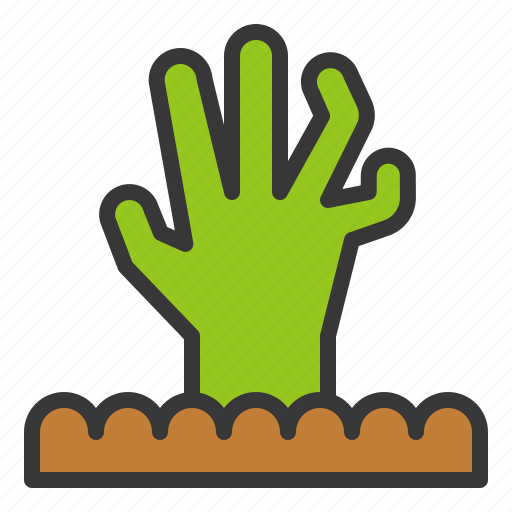 Halloween, hand, horror, scary, spooky, zombie, zombie hand icon - Download on Iconfinder