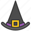 clothes, fashion, halloween, hat, style, wear, witch hat 